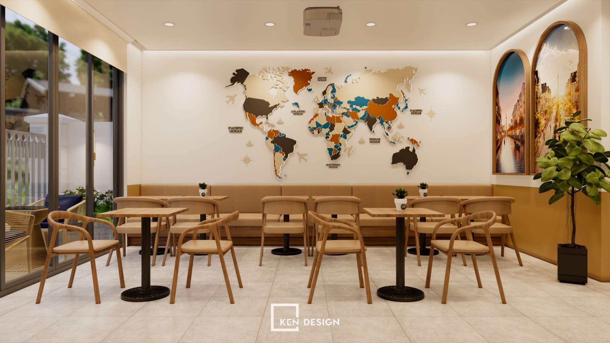 Thiết kế TAX Cafe tại Ocean Park